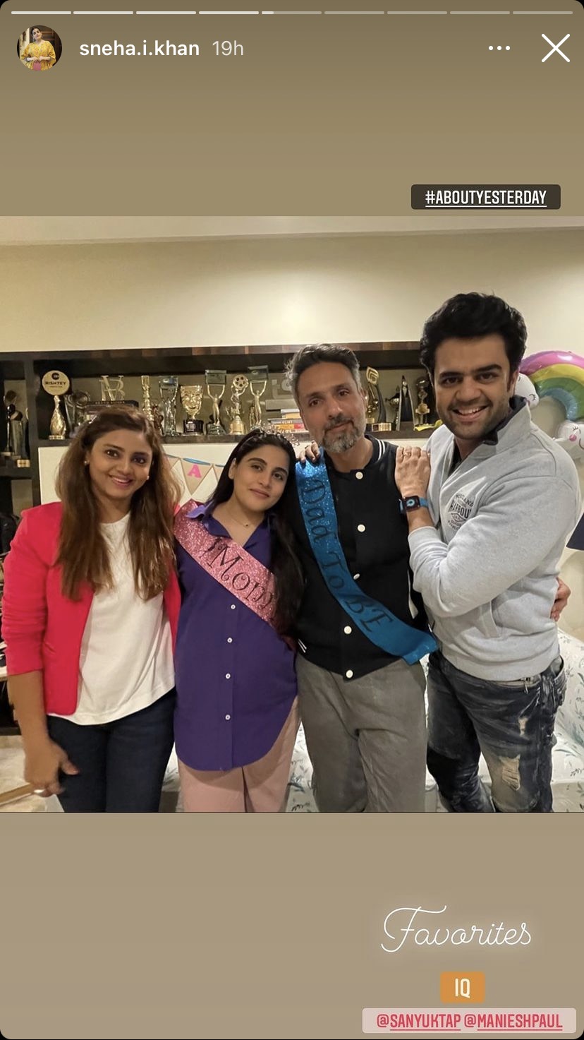 Sneha Khan Baby SHower