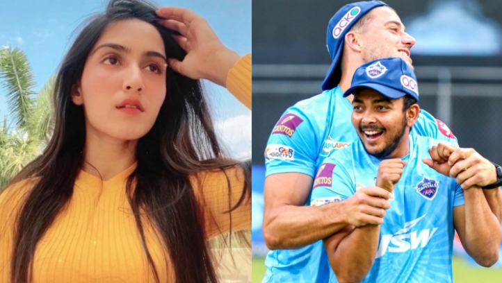 prithvi shaw prachi singh 