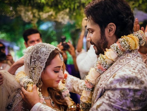 Varun Dhawan Natasha Dalal unseen Wedding picture