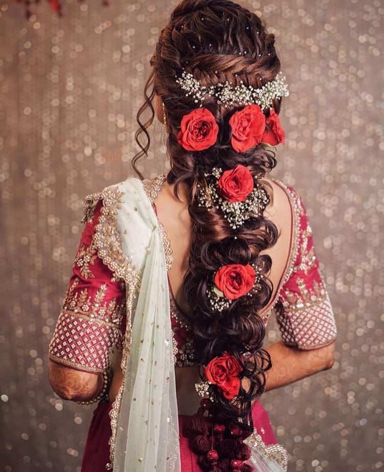 Floral Fiesta: 13 Types of Flowers For Your Bridal Hairstyle | Traditional  hairstyle, Bridal hair buns, Hair style on saree