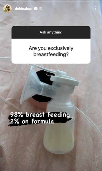 debina on breastfeeding