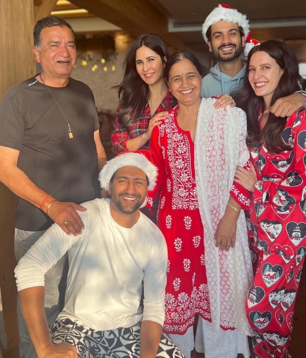 Katrina's christmas celebration with in-laws