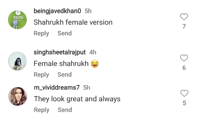 Fans compare suhana to shahrukh khan