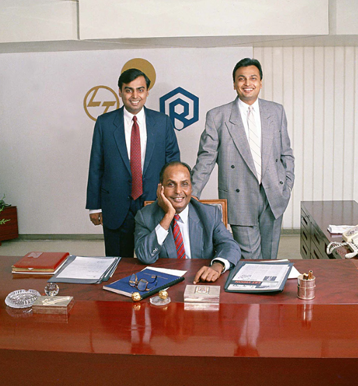 Dhirubhai Ambani renamed Reliance Industries multiple times