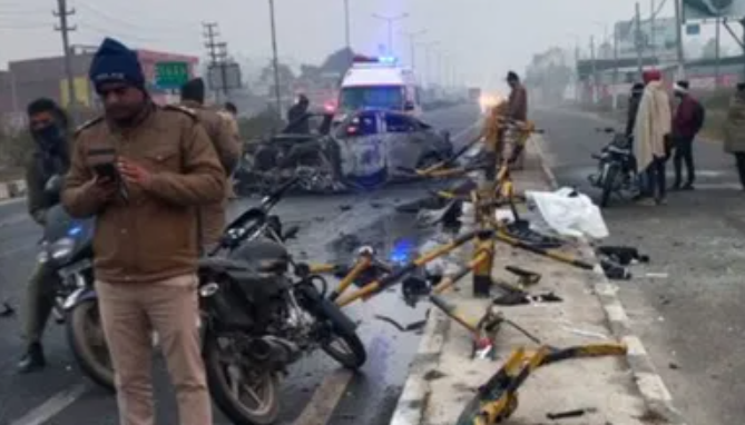 rishabh pant bmw car crash accident