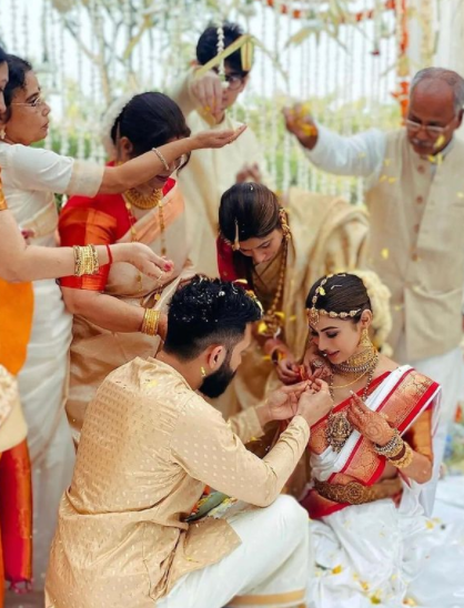 mouni roy husband suraj nambiar wedding pictures