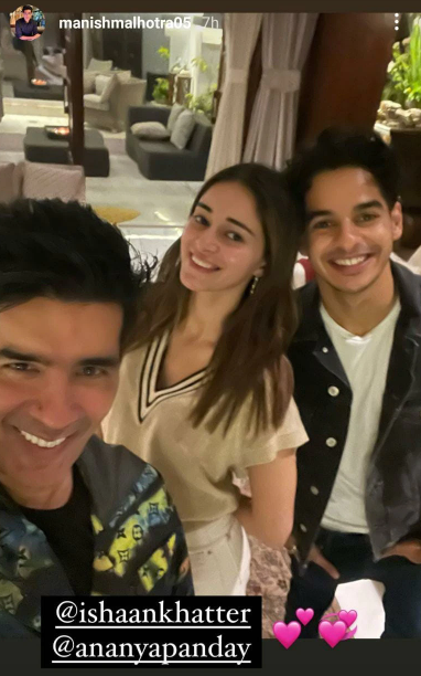 Manish Malhotra Party Ananya Panday Ishaan Khatter 