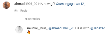 Hrithik Roshan Sussanne Khan netizen react Sana Azad