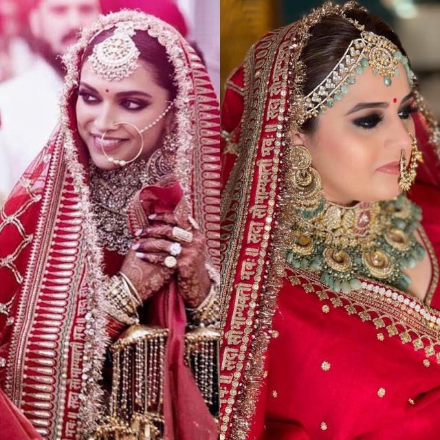 Brides Who Recreated Bollywood Actresses’ Bridal Looks On Their Wedding And Pre-Wedding Festivities