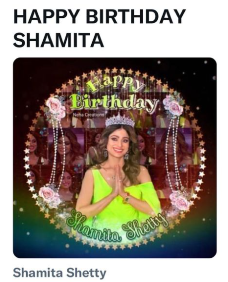 Shamita Shetty birthday mother sunanda shetty