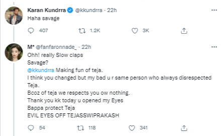 Karan Kundrra Slam Troll