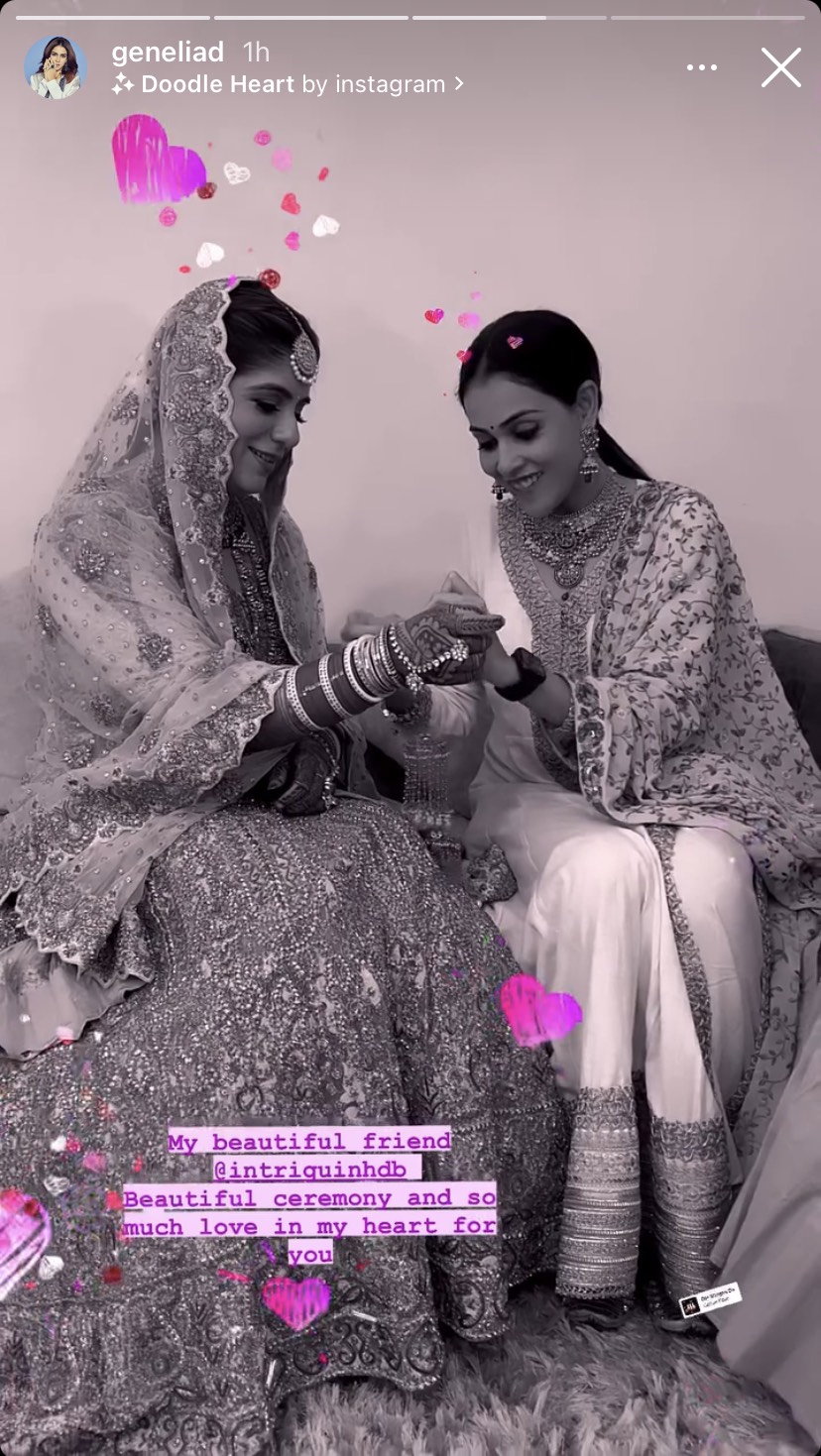 Genelia D'souza bridesmaid