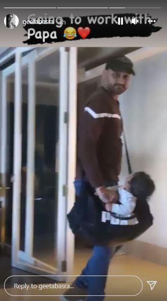 harbhajan singh geeta basra hinaya