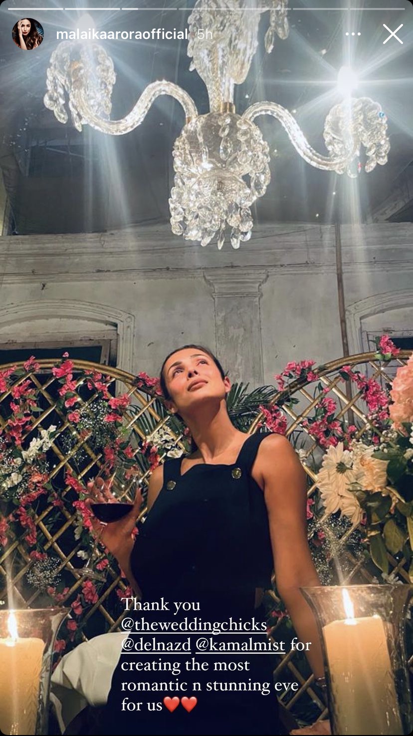 Arjun Malaika Valentine Date