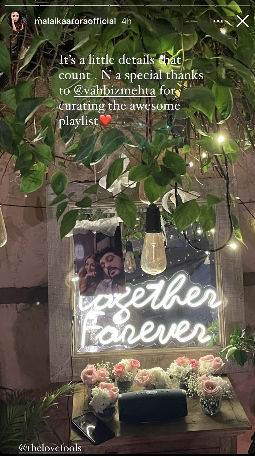 Arjun Malaika Valentine Date