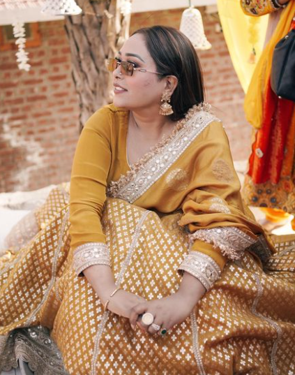 Afsana Khan Saajz haldi Ceremony Pictures