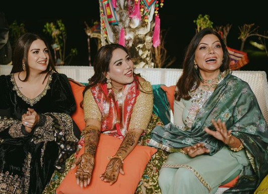 Afsana Saajz mehendi ceremony pictures