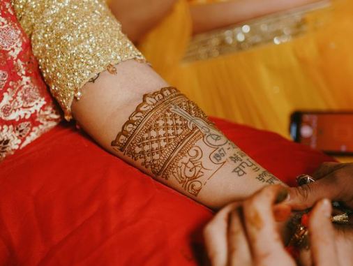 Afsana Saajz mehendi ceremony pictures
