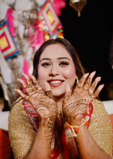Afsana Saajz mehendi ceremony pictures
