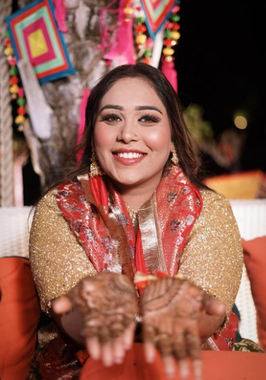 Afsana Saajz mehendi ceremony pictures