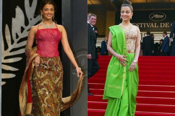 Aishwarya Rai Cannes 2003 look