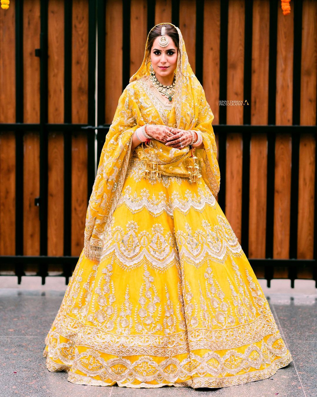 Manish Malhotra Bride Stunned In A Sunshine Bright Yellow Lehenga On Manish Malhotra Bride Stunned In A Sunshine Bright Yellow Lehenga On