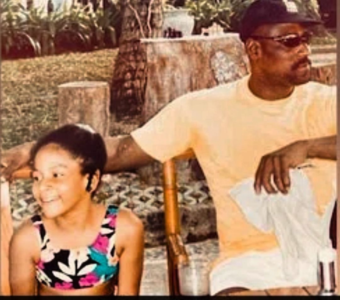 little masaba gupta with father sir vivian richards childhood