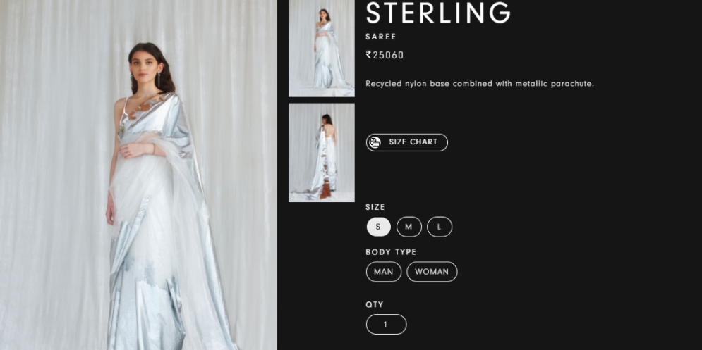 Alia BHatt silver saree