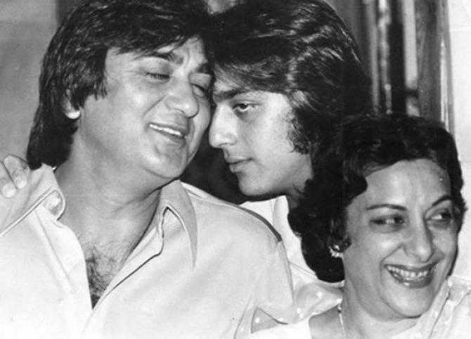sanjay with parents
