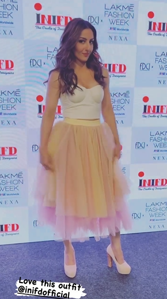 Soha ali khan fashion week