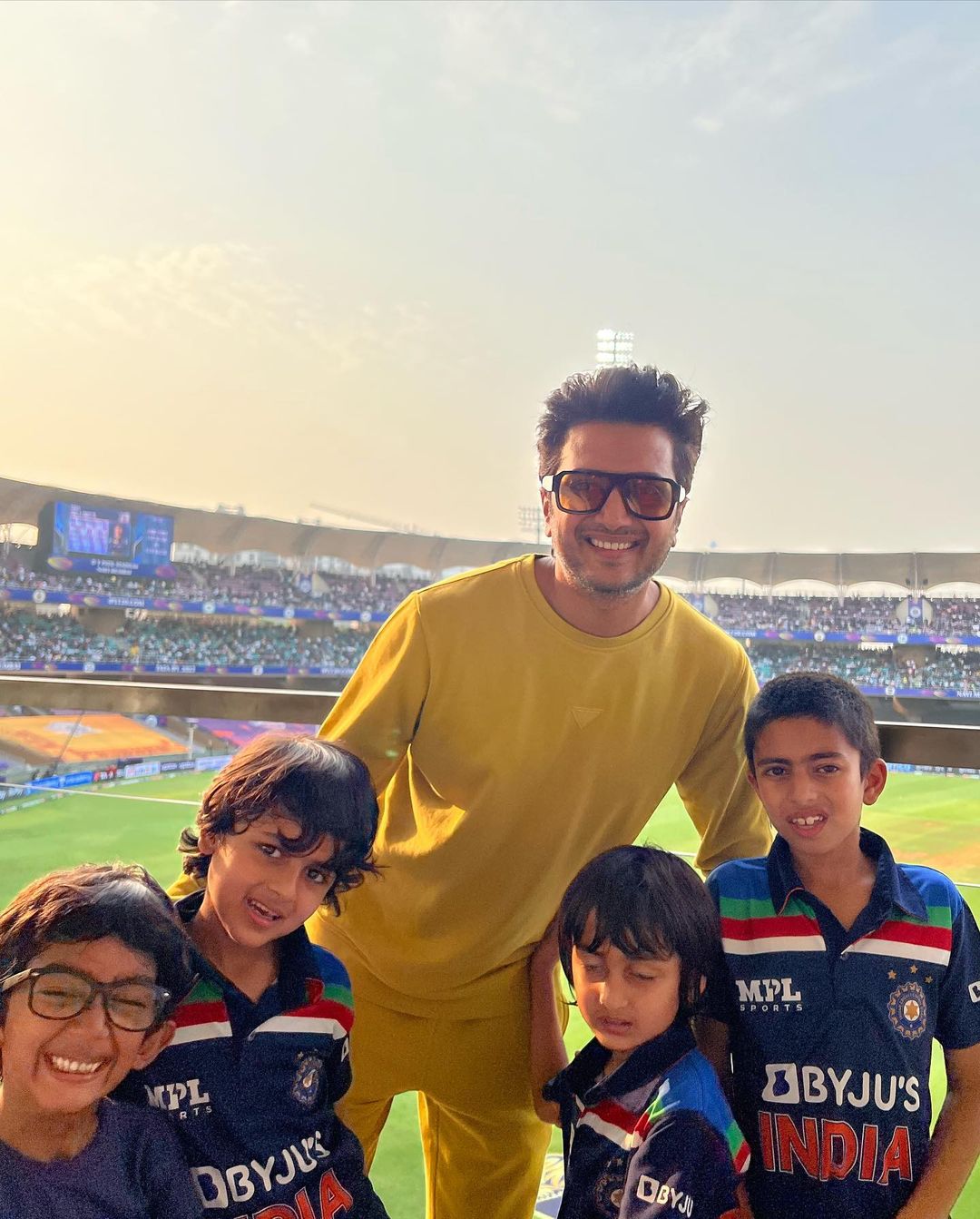 kids with Riteish