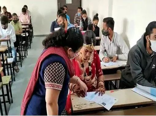 shivangi in exam hall