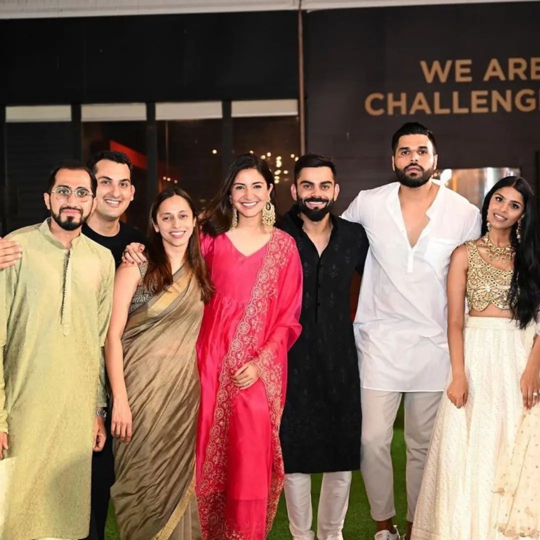 Zaheer Khan, Sagarika Ghatge engagement: Virat Kohli and Anushka Sharma  pose together so adorably that you have to see these photos | Entertainment  Gallery News - The Indian Express