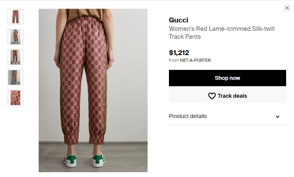Gucci monochrome pants