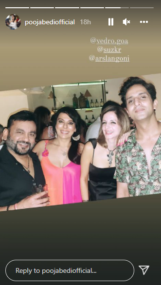 sussanne khan arslan goni pooja bedi