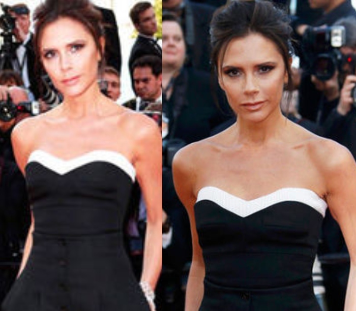 Victoria Beckham's strapless jumpsuit at the Cannes Film Festival