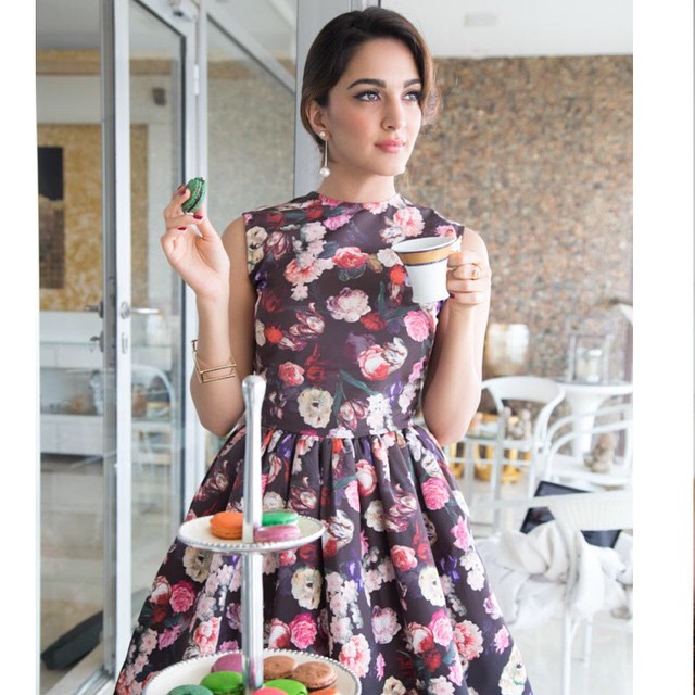 Kiara Advani enjoys high-tea sessions in her balcony