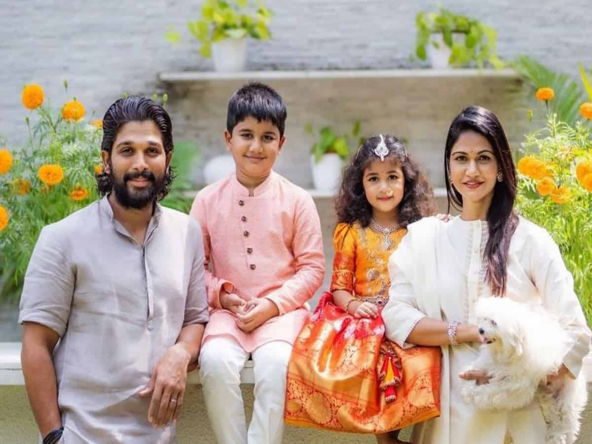 Allu Arjun And Sneha s Perfect Family Photo With Kids From Africa Will 