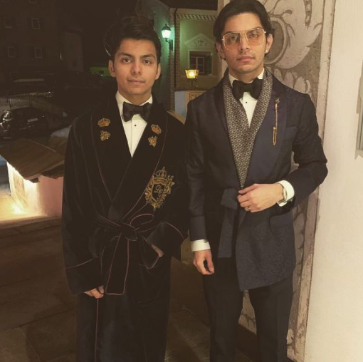 veer pahariya with brother shikhar pahariya