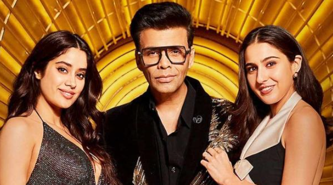 koffee with karan karan johar sara ali khan janhvi kapoor