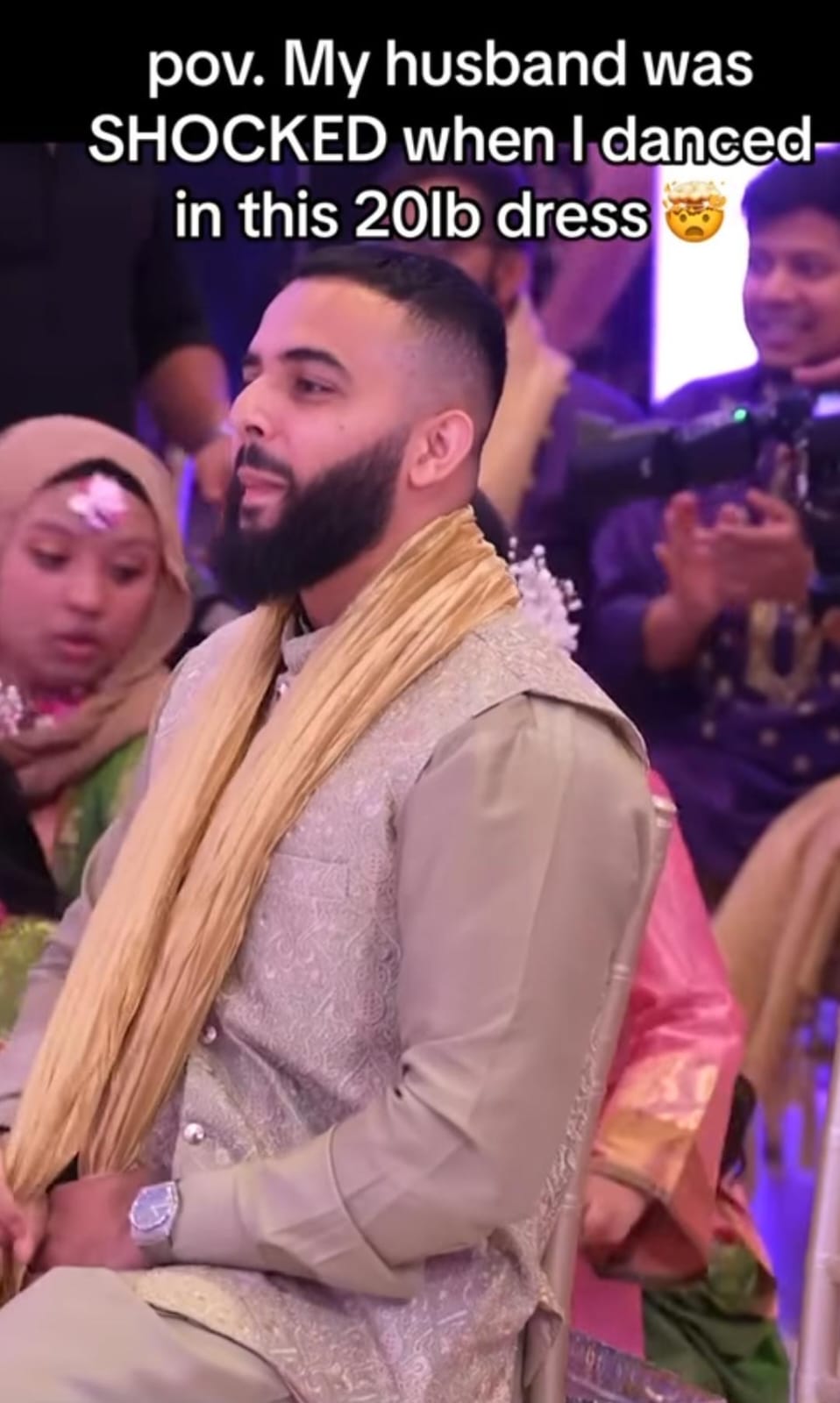 bride trolled for dance at menendi ceremony