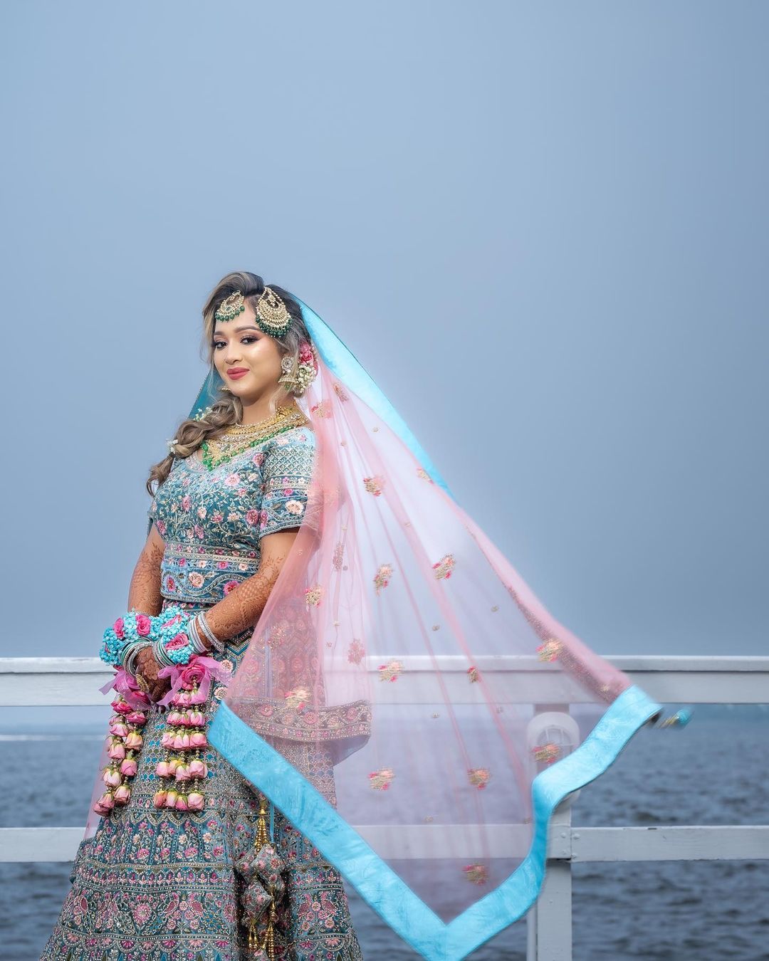 bride's mehendi outfit