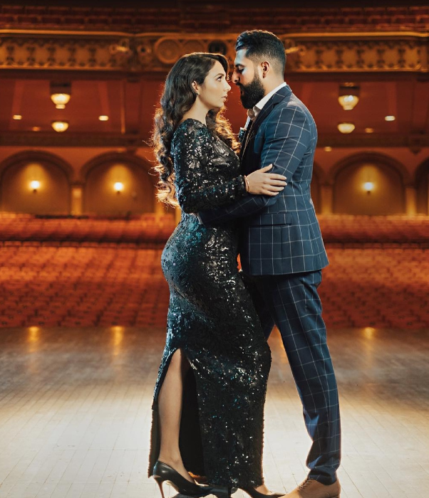 indian brides who wore black outfits