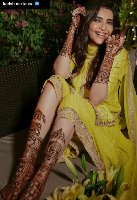 tv actresses bridal mehendi