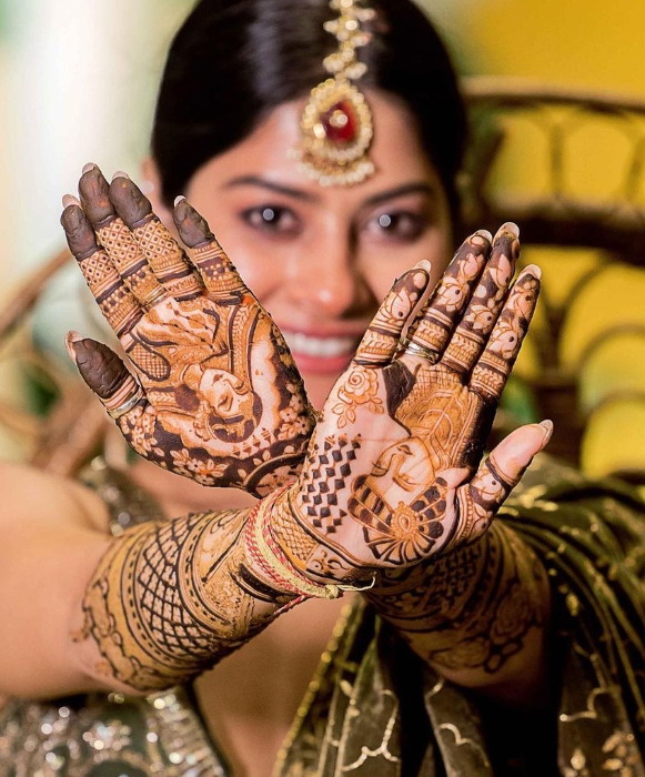 tv actresses bridal mehendi