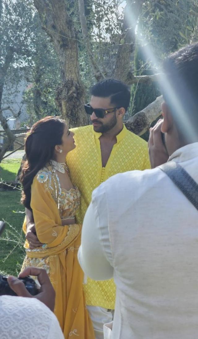 lavanya and varun haldi