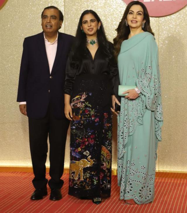 isha ambani in dior