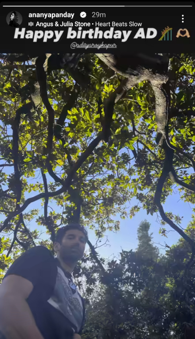 ananya panday wishes aditya on birthday