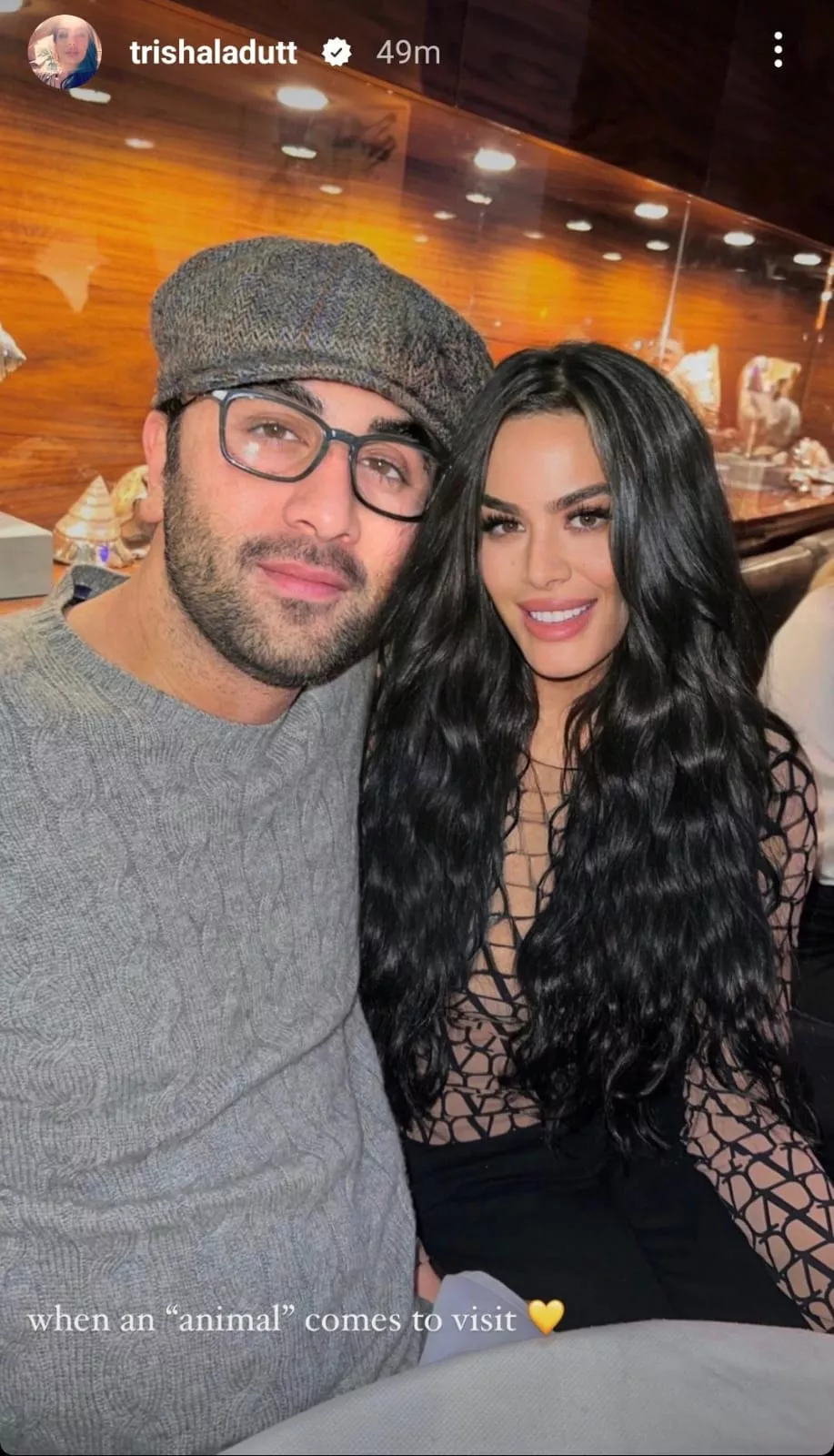 trishala dutt and ranbir kapoor