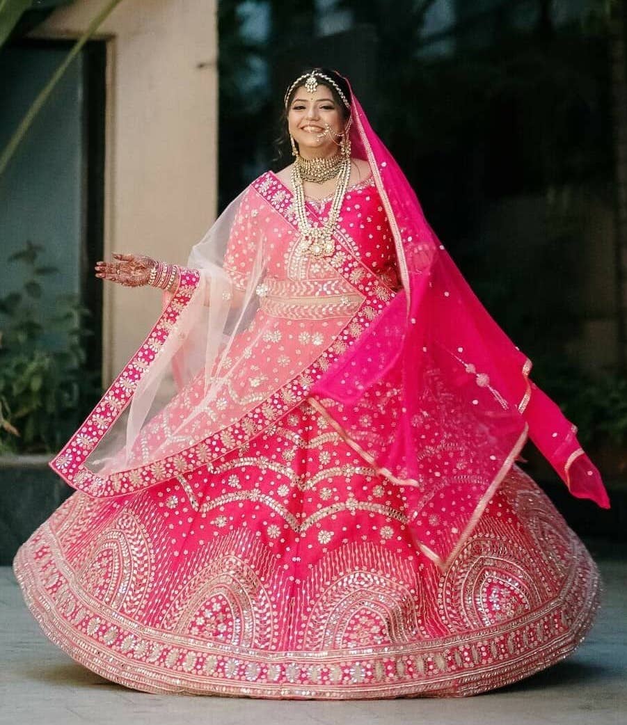 Designer Pink Lehenga Choli for Women Party Wear Bollywood Lengha Sari,indian  Wedding Wear Embroidered Stitched Lehenga With Dupatta - Etsy